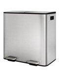 Stainless Steel Dual Compartment Step Trash Can