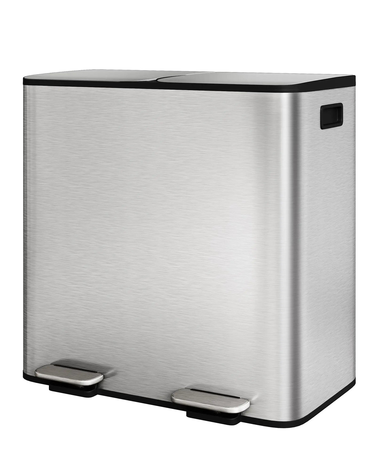 Stainless Steel Dual Compartment Step Trash Can